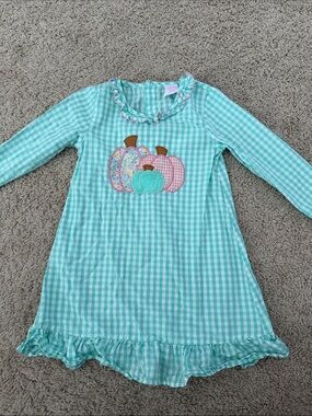 Stitchy Fish Green Pumpkin Dress